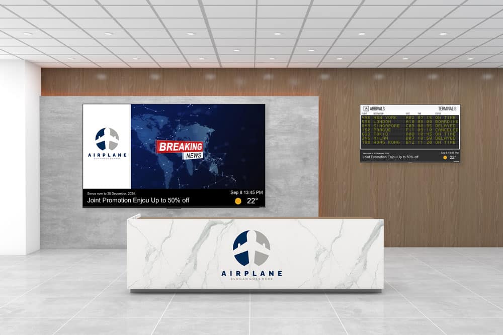 monitor informacyjny